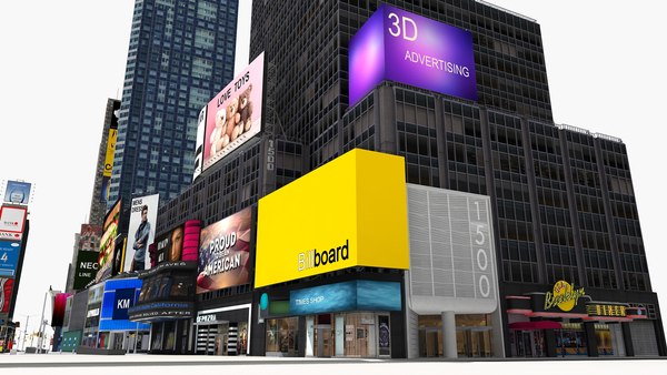 modelo 3d Times Square Sección 5 - TurboSquid 2149413