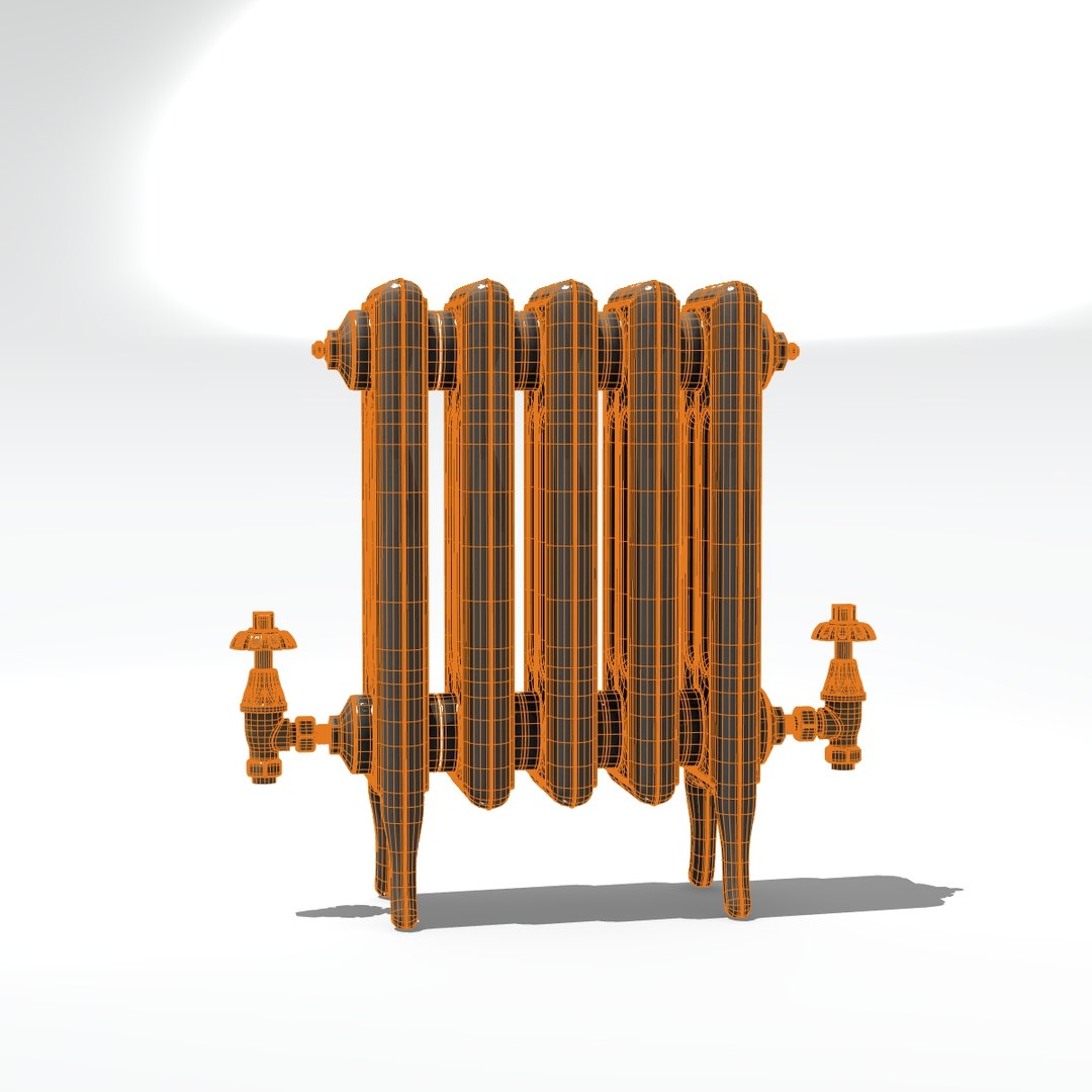 3D Old Style Radiator Model - TurboSquid 1470691