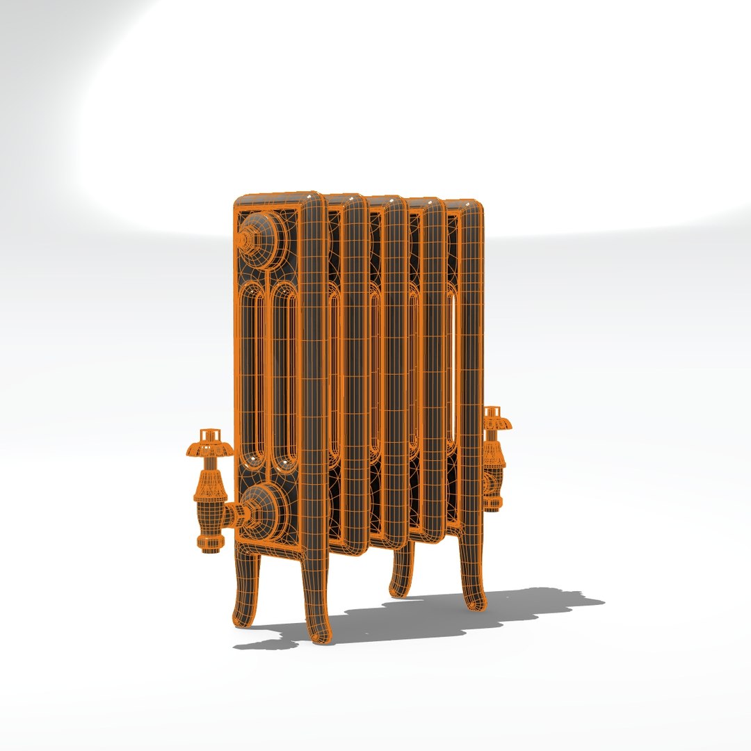 3D Old Style Radiator Model - TurboSquid 1470691