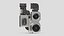 3D 12 9 iPad Pro LiDar Rear Camera Module model