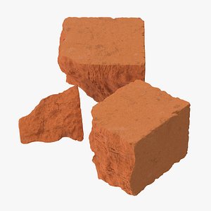 3d model bricks broken 03