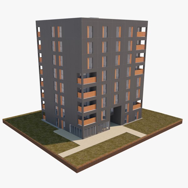 Modular Housing Building 3D