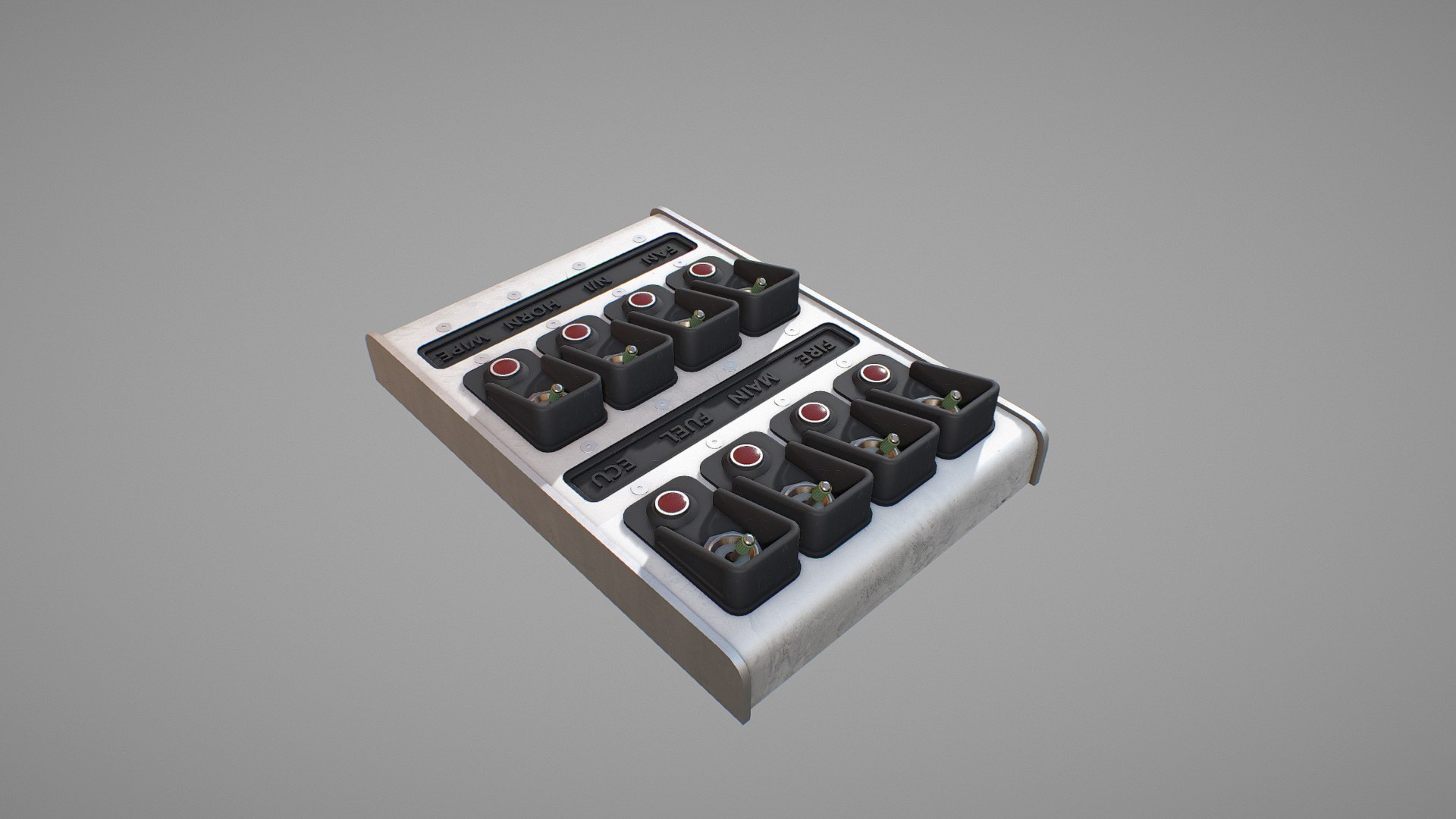 3D Control Panel Model - TurboSquid 1505503