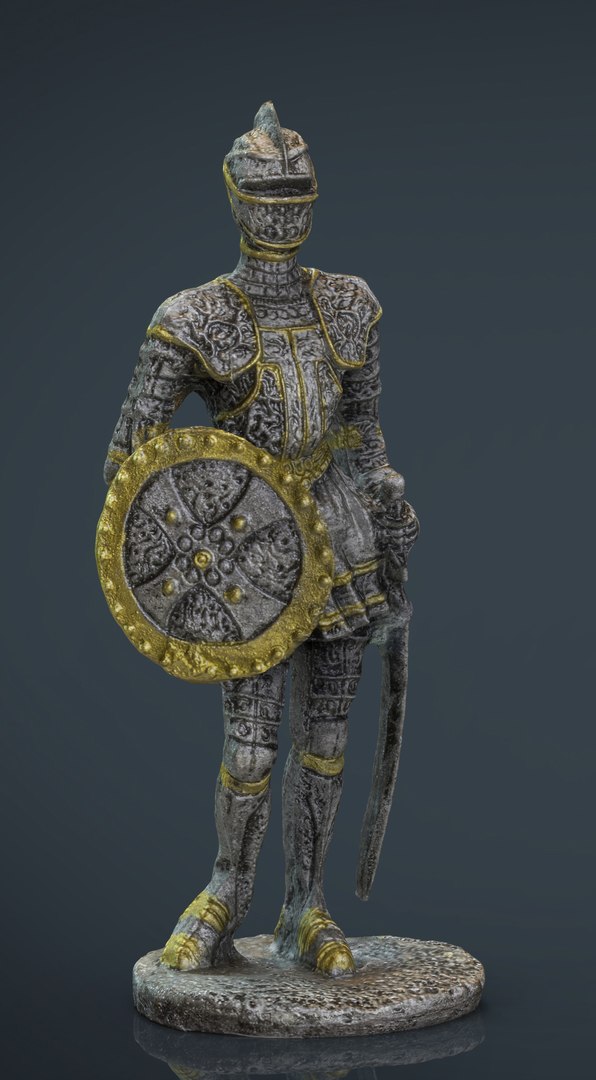 max medieval knight statue 2