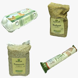 3D model food packaging