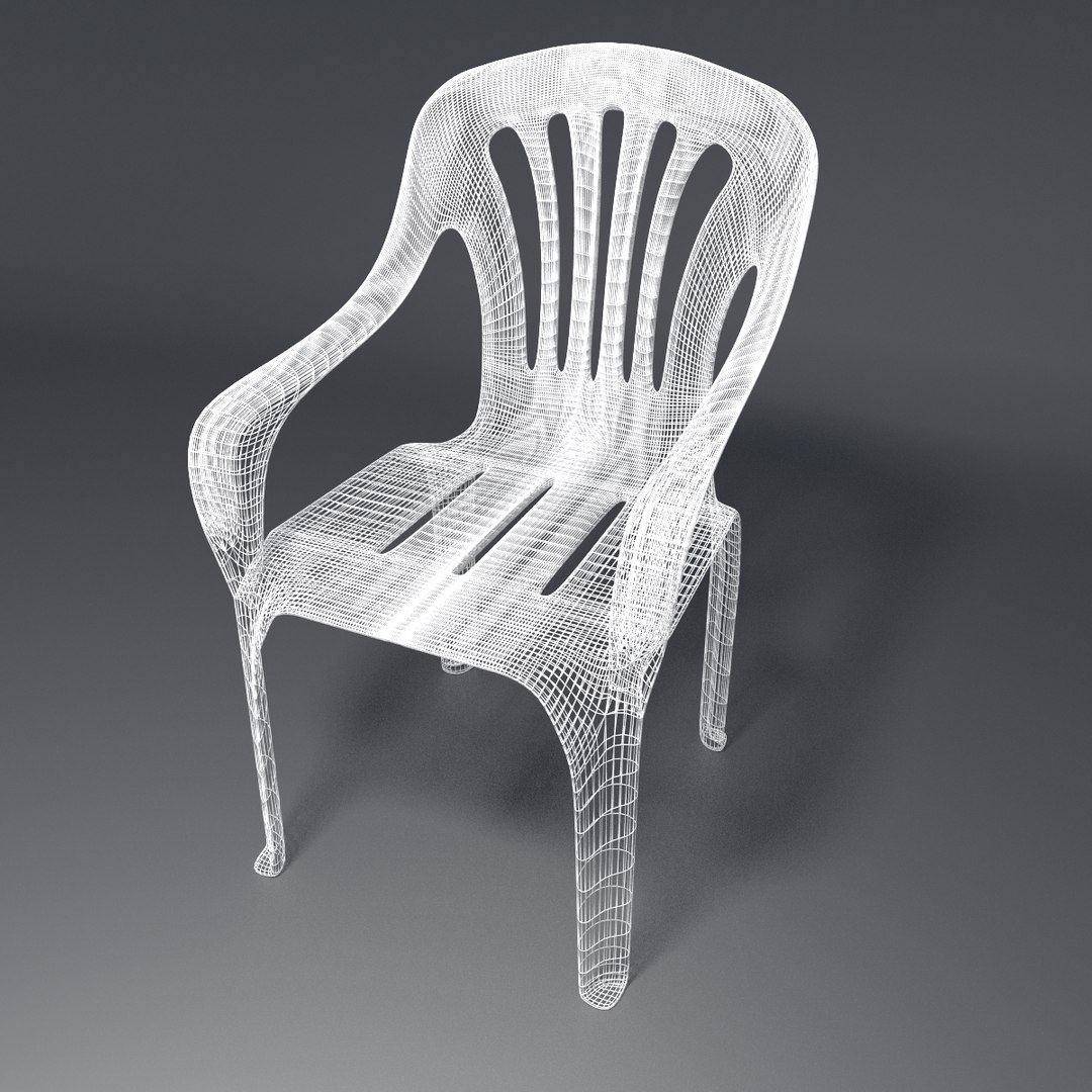 Realistic Chair 1 3d Model