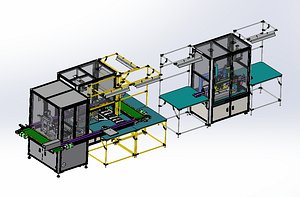 dispensing integrated production line 3D