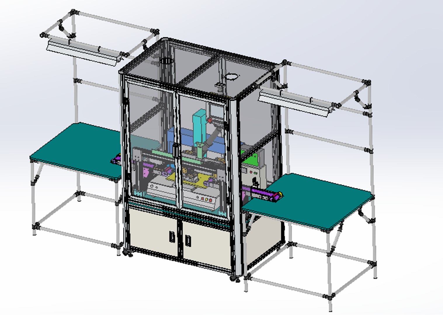 Dispensing integrated production line 3D - TurboSquid 1494452