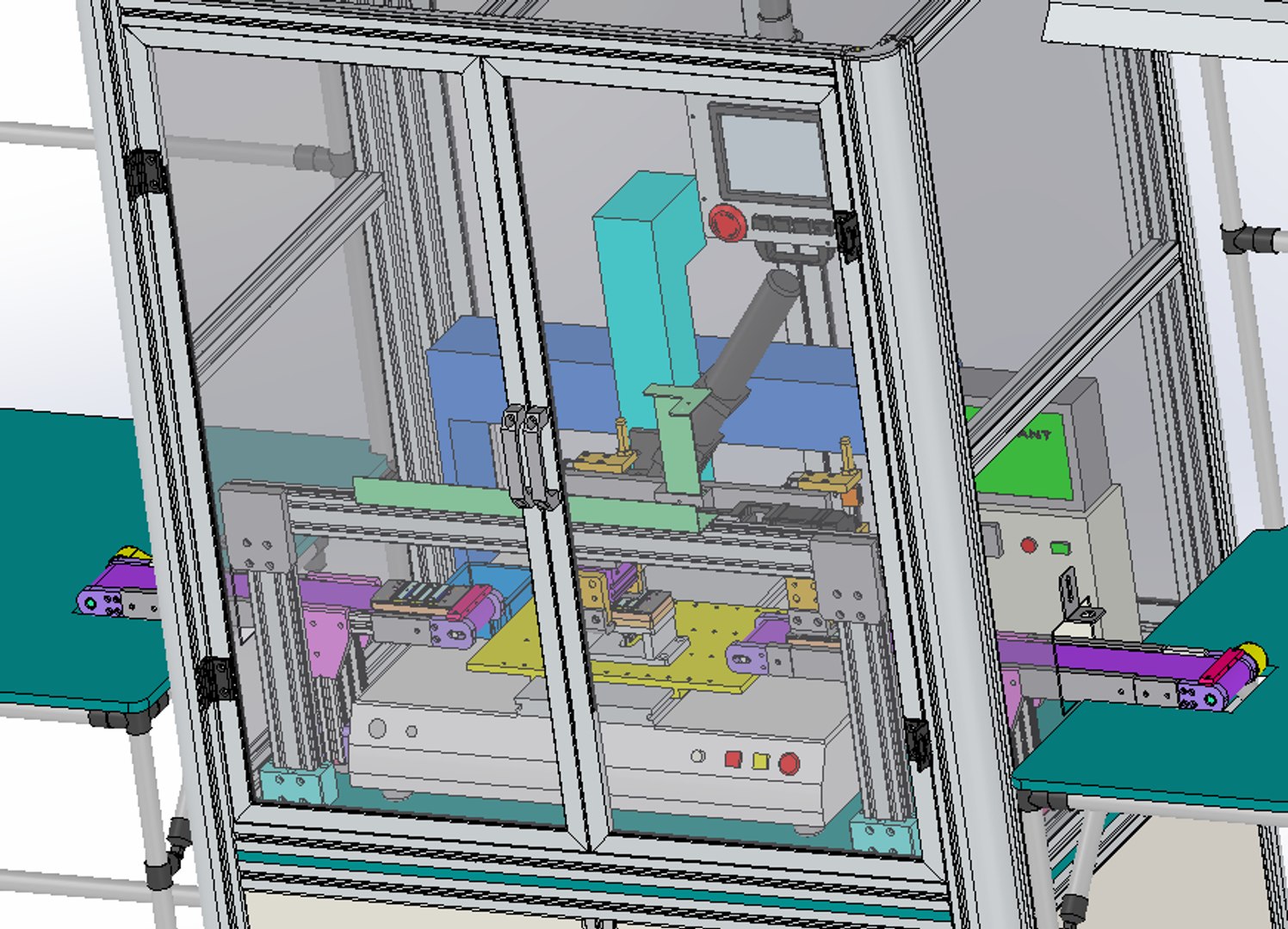 Dispensing integrated production line 3D - TurboSquid 1494452