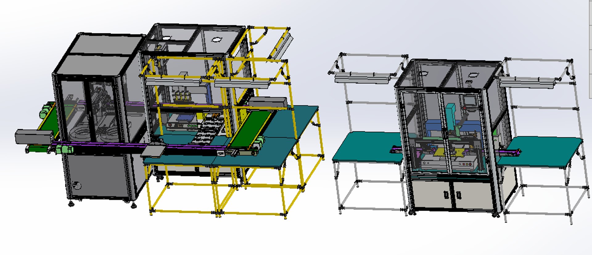 Dispensing integrated production line 3D - TurboSquid 1494452
