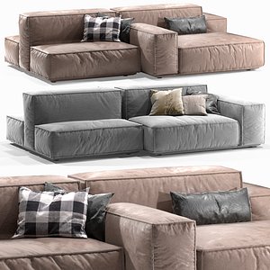 Furniture set Arflex 6 items 3D model