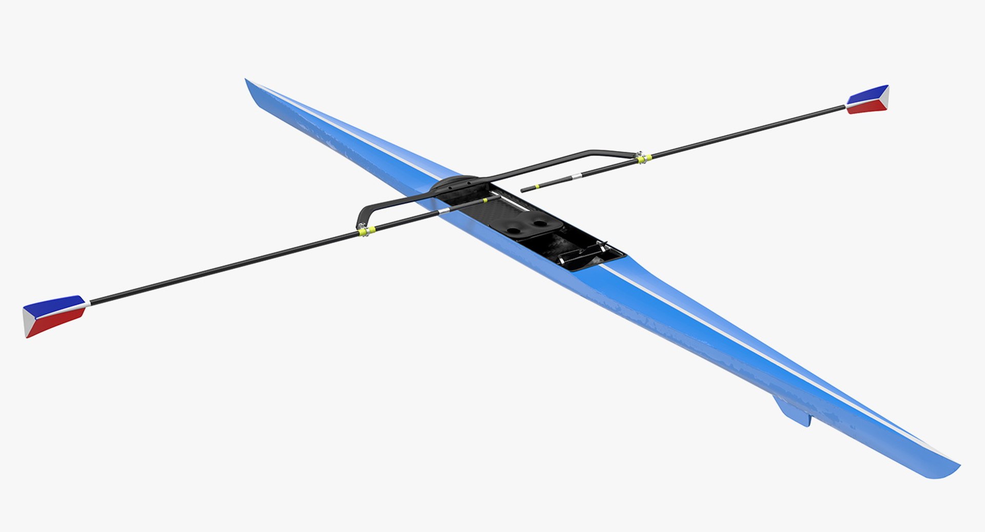 Race Rowboats Collection 3D model preview