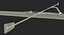 Rowing Boat Single Scull 3D Model
