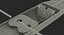 Rowing Boat Single Scull 3D Model