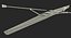 Rowing Boat Single Scull 3D Model