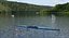 Rowing Boat Single Scull 3D Model