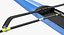Rowing Boat Single Scull 3D Model