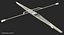 Rowing Boat Single Scull 3D Model