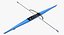 Rowing Boat Single Scull 3D Model