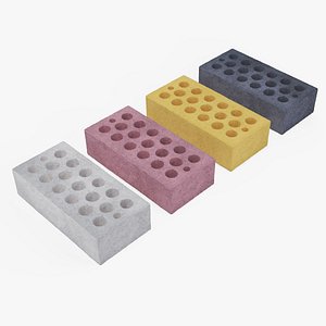 Perforated Sand Lime Bricks Set