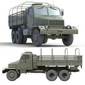 Praga V3S Military Truck 3D model