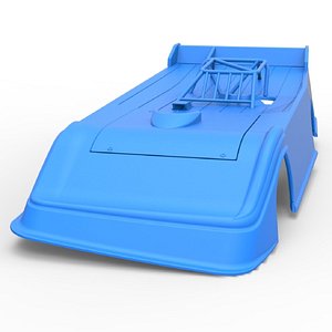 3D Shell of Super Dirt Late model Version 2 Scale 1 to 25 model