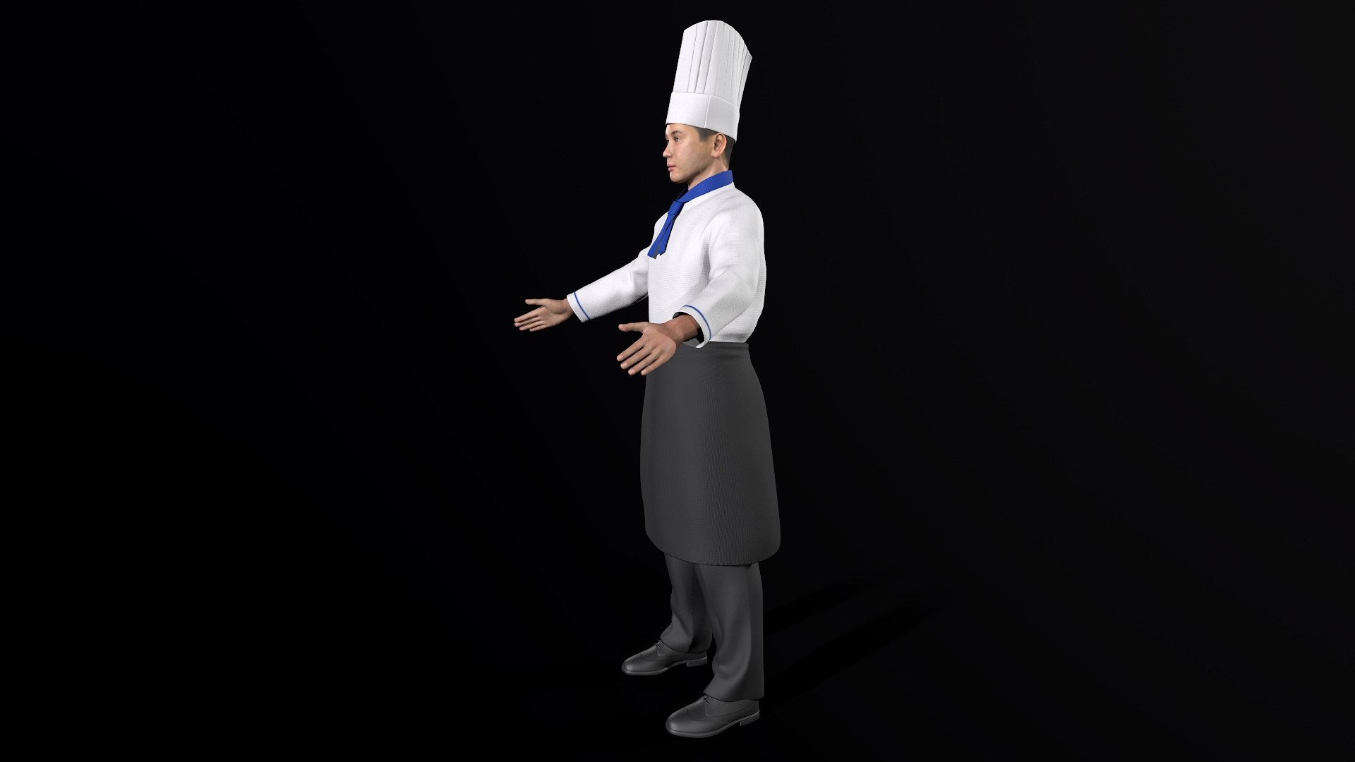 Chef Kitchener Model - TurboSquid 2242812