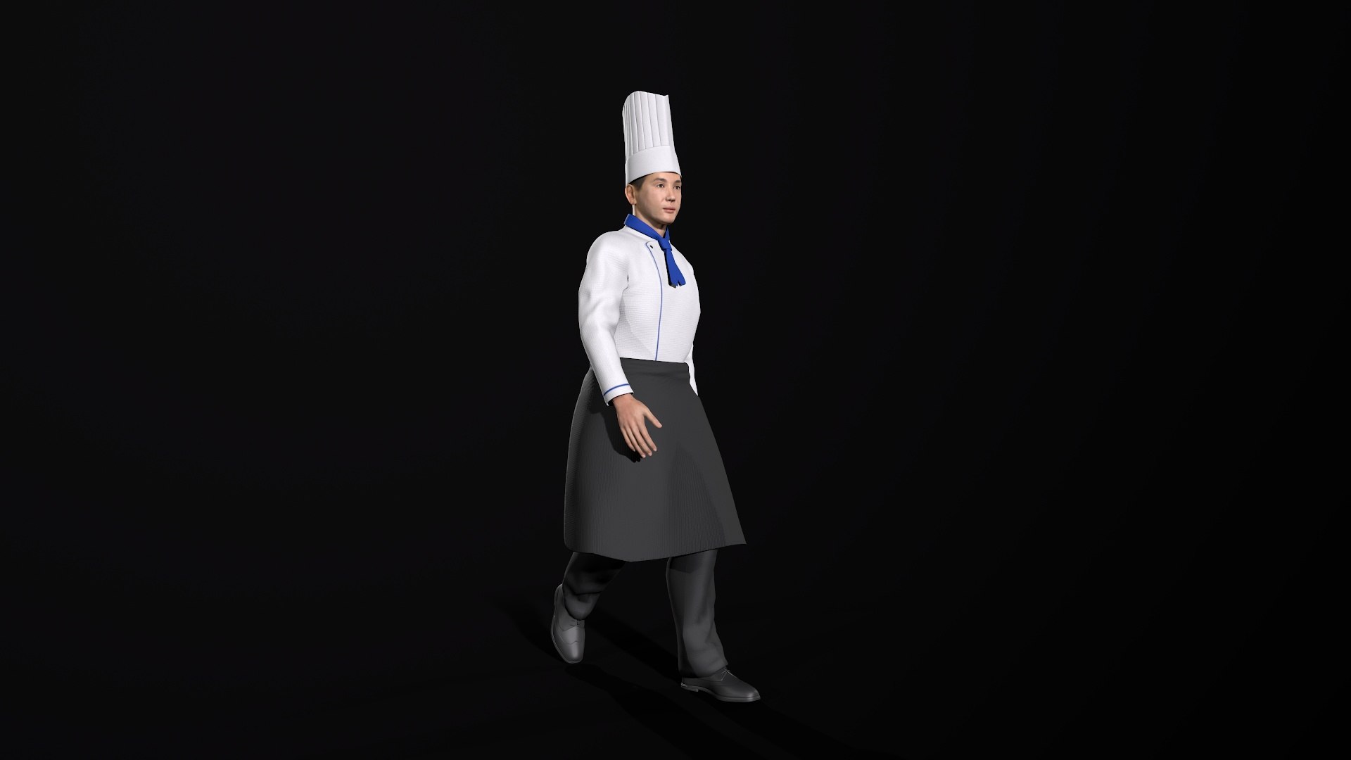 Chef Kitchener Model - TurboSquid 2242812