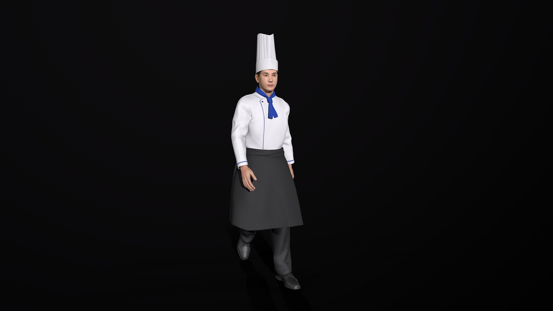 Chef Kitchener Model - TurboSquid 2242812