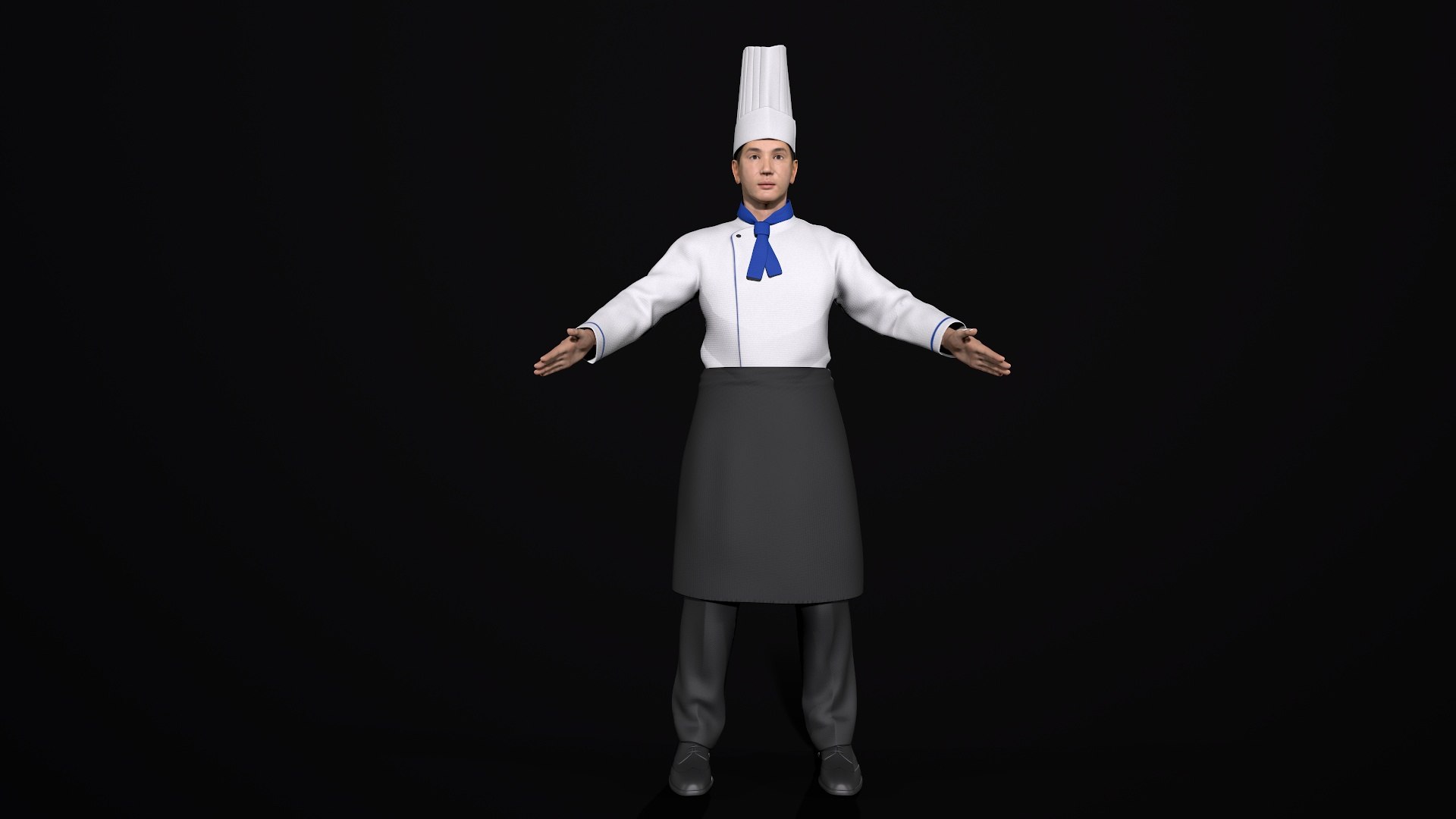 Chef Kitchener Model - TurboSquid 2242812