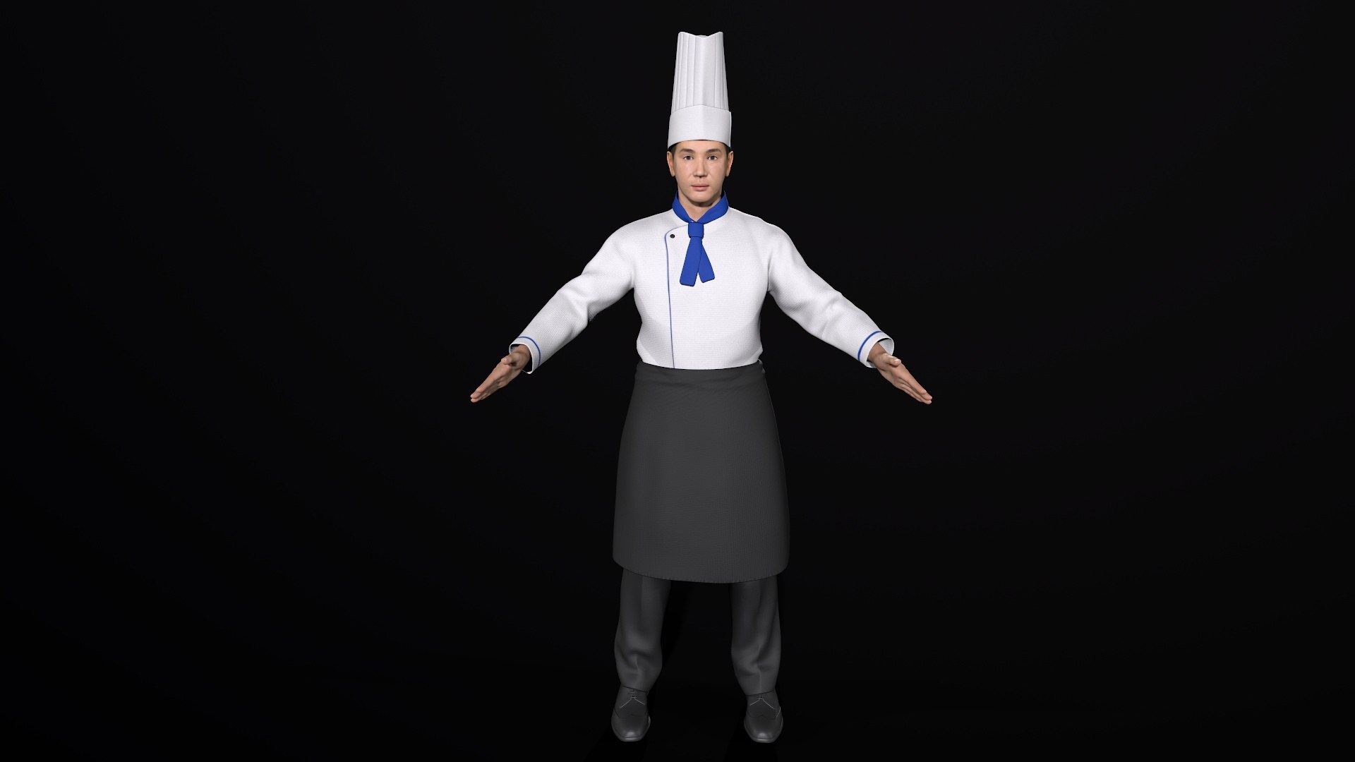 Chef Kitchener Model - TurboSquid 2242812