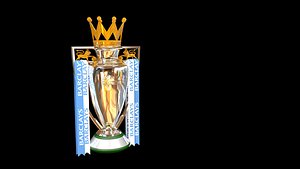 3d model of english trophy premier league