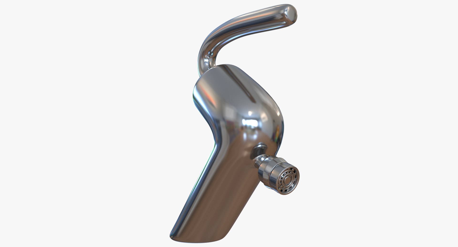 Bidet Mixer Tap 2 3D Model 3D model preview