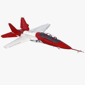 Military Trainer Aircraft Rigged