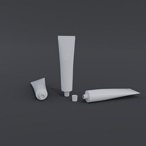 Toothpaste Laminate Tube 3D