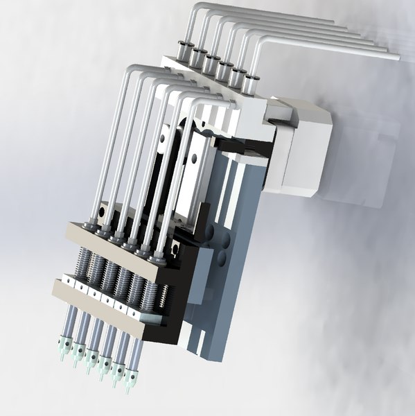 filling head motor sending 3D