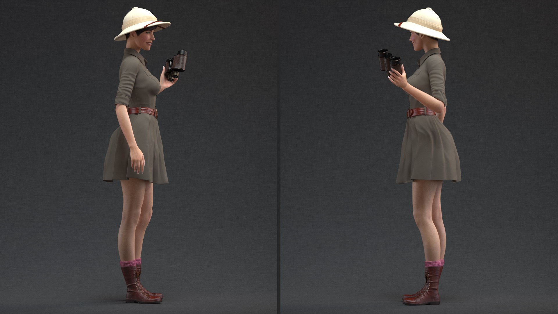 3D women safari costume binoculars model https://p.turbosquid.com/ts-thumb/Fa/t48DgM/397NTlnl/womeninsafaricostumewithbinocularc4dmodel006/jpg/1599134930/1920x1080/fit_q87/aa217ab4b978495b118b1ce7a31ee89bff90e554/womeninsafaricostumewithbinocularc4dmodel006.jpg