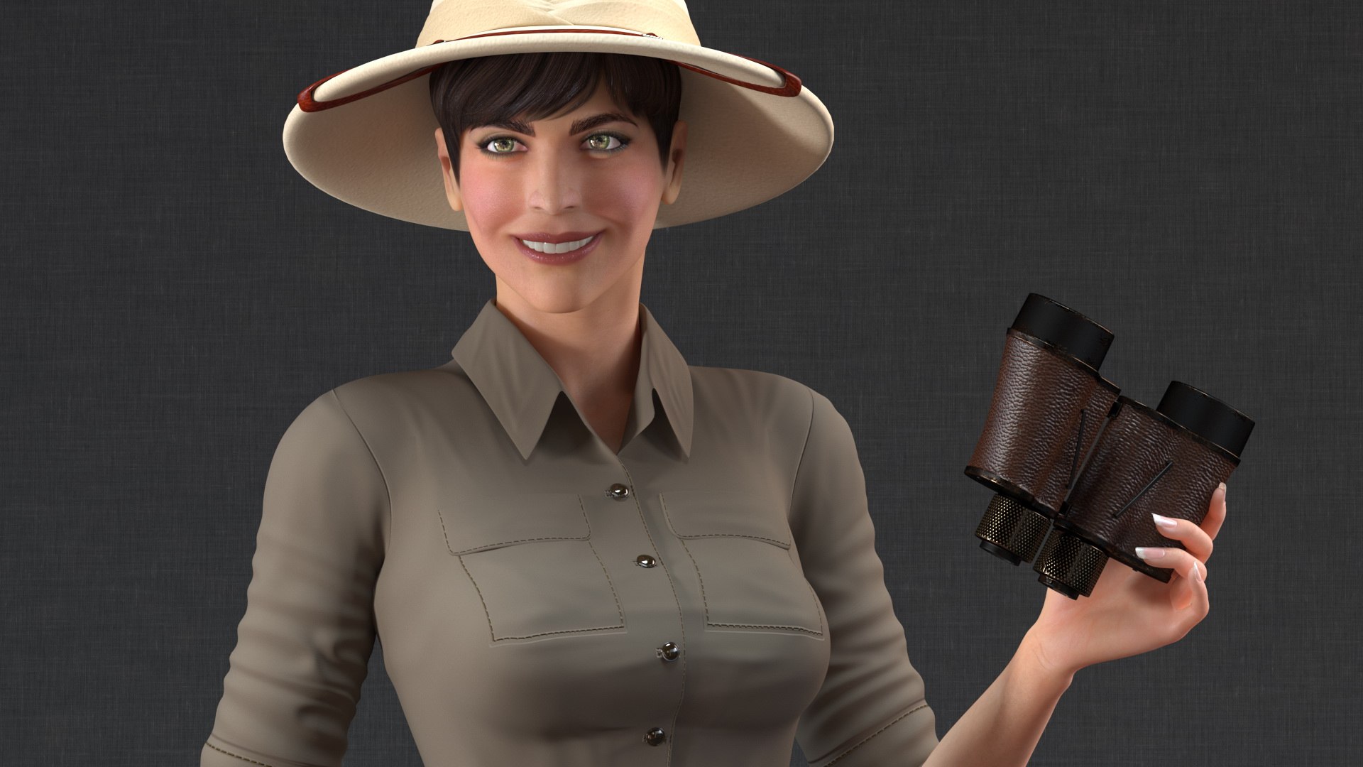 3D women safari costume binoculars model https://p.turbosquid.com/ts-thumb/Fa/t48DgM/J2D0ZPGq/womeninsafaricostumewithbinocularc4dmodel008/jpg/1599134936/1920x1080/fit_q87/f59932d3547cda18880cd1823db53df06a23cac0/womeninsafaricostumewithbinocularc4dmodel008.jpg