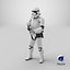 Star Wars Stormtrooper with Blaster Stand Pose 3D