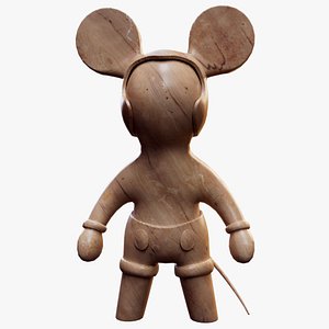 Wooden Boy Mouse