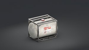 3D Caged Plastic Tank