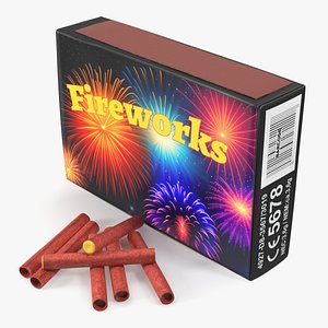 Firecrackers Box Mockup