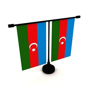 3D model Flag Of Azerbaijan