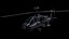 3D Helicopter Apache Lowpoly 4k Low-poly