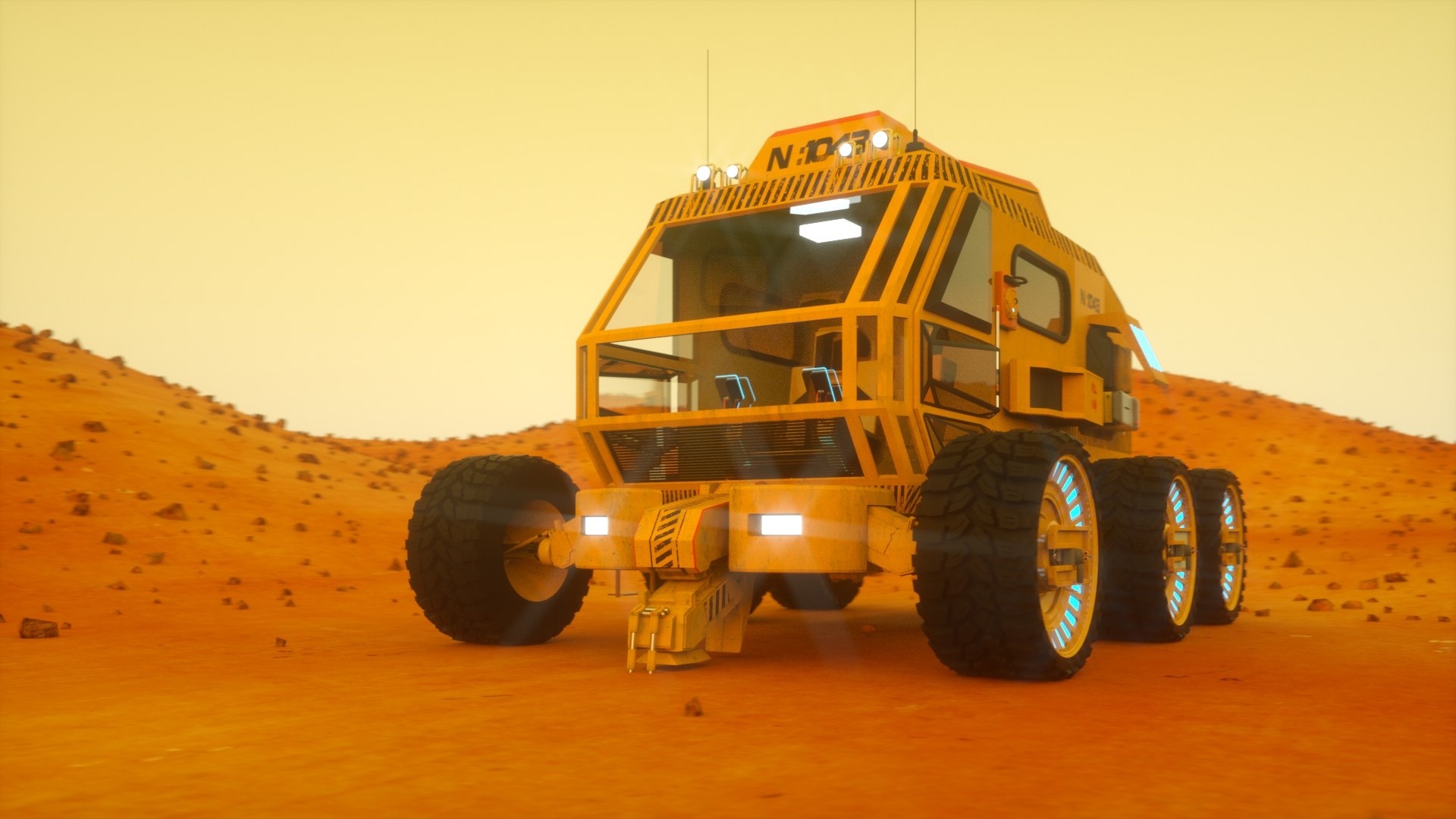 3d Model Mars Vehicle Turbosquid 1700139