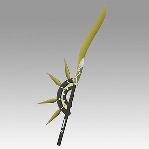 Arknights Thorns Cosplay Weapon Prop replica 3D model