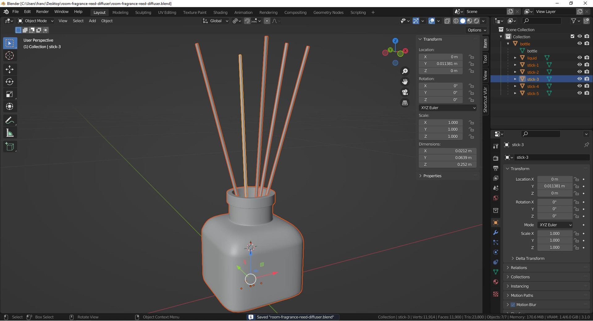 Room fragrance reed diffuser model https://p.turbosquid.com/ts-thumb/Fb/AqNC1h/Z4/tsroomfragrancereeddiffuser08/jpg/1650907325/1920x1080/fit_q87/d093d1dc1bb9328f8b12ed6b6e902a789a9096a0/tsroomfragrancereeddiffuser08.jpg