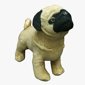 3D Plush animal 26 pug