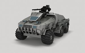 Sci-Fi Fighting Vehicle