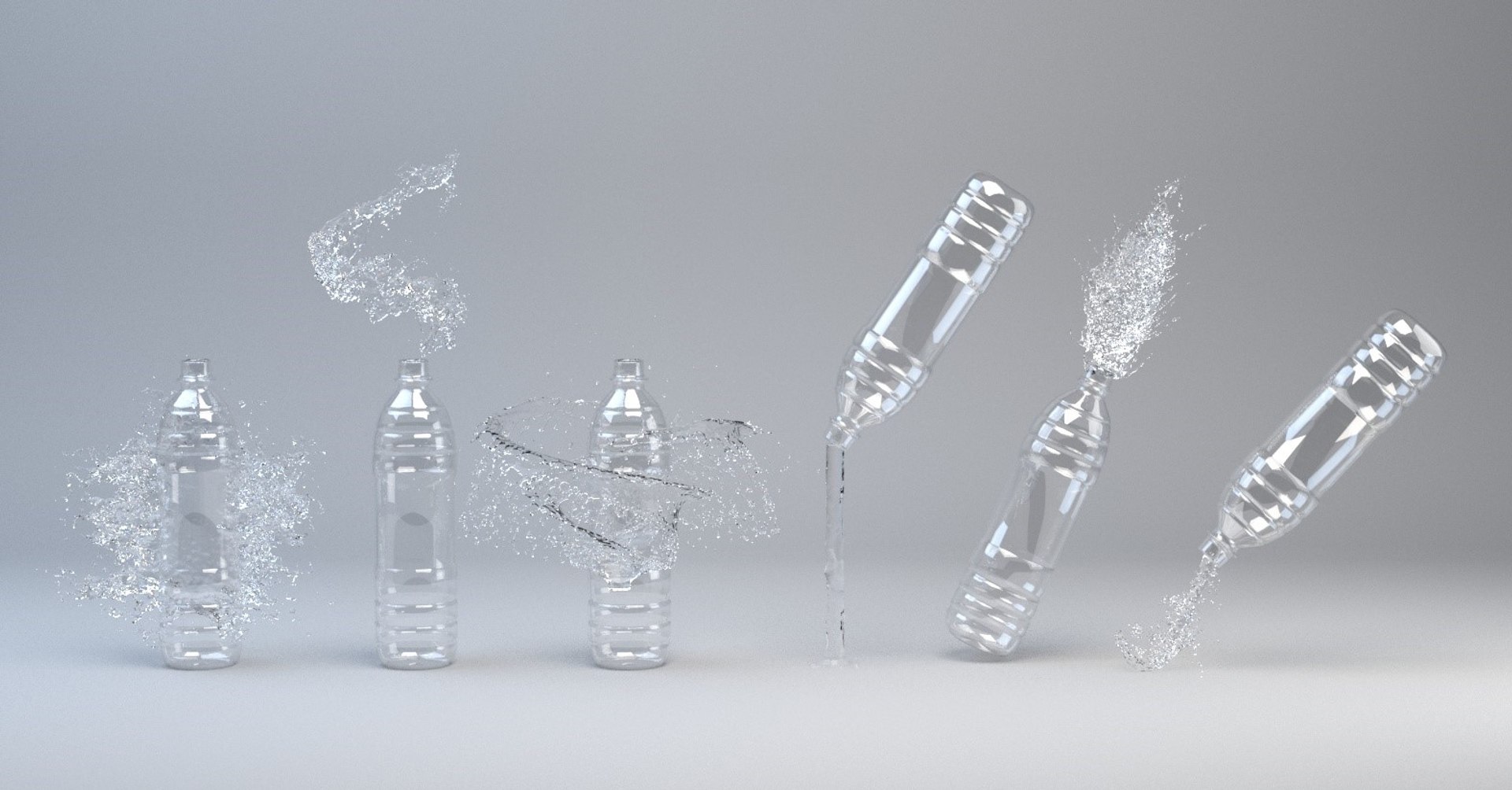 Bottles Liquid Splash 3D Model - TurboSquid 1552915